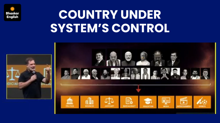 Rahul accused these figures of taking control of the system.