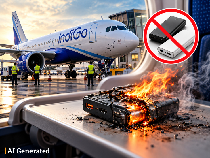 IndiGo Flight Power Bank Fire | Emergency Landing In Hyderabad