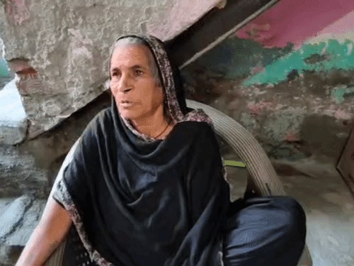 Ankit's father, Rajesh, also works as a labourer. His family lives in a small house in a narrow lane in the village.