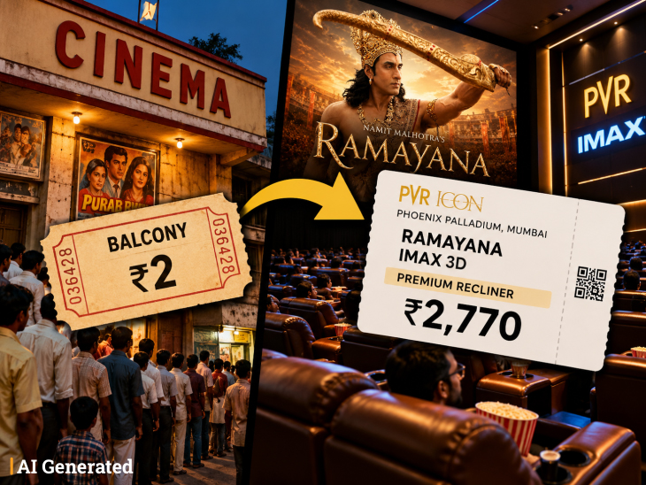 Ramayana Ticket Price; Bollywood Movie Ticket Price History Timeline ...