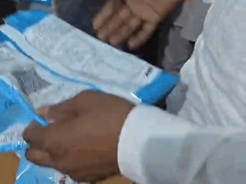 Packets past their expiry date used in the food on Tuesday.
