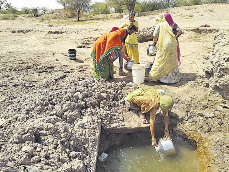 Water crisis in Jajiwal Gehlota village of Jodhpur जोधपुर से 20 किमी