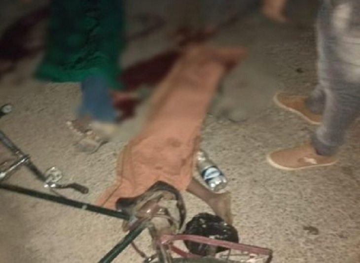 ट्रक की टक्कर से साइकिल सवार 8 साल के भांजे के साथ मामा की मौत|रायपुर,Raipur - Dainik Bhaskar