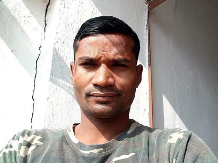 बस की टक्कर से बाइक सवार आरक्षक की मौत, गुस्साए लोगों ने नेशनल हाईवे किया जाम|रायपुर,Raipur - Dainik Bhaskar