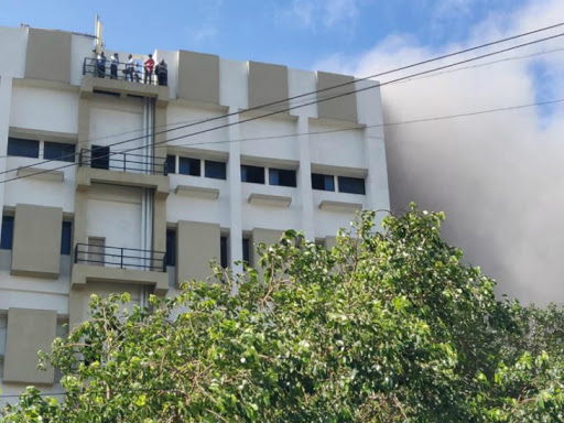 Mumbai: Fire breaks out in MTNL building at Bandra