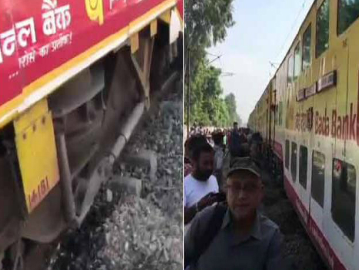 railway ; lucknow anand vihar double decker train no 12583 accident ...