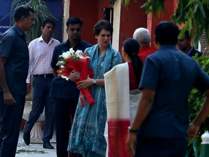 प्रियंका गांधी का योगी सरकार पर हमला, कहा- महिला अपराध में उत्तरप्रदेश शीर्ष पर|लखनऊ,Lucknow - Dainik Bhaskar