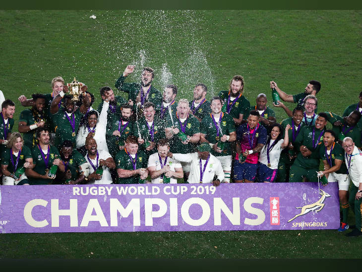 Rugby World Cup Final 2019: South Africa beat England in the Rugby World Cup | दक्षिण अफ्रीका 12 साल बाद