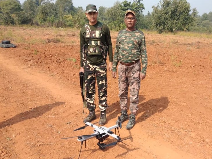 अफीम की फसल लगाने की मंशा विफल करने की कवायद, सुरक्षाबलों ने की ड्रोन से निगरानी|गया,Gaya - Dainik Bhaskar