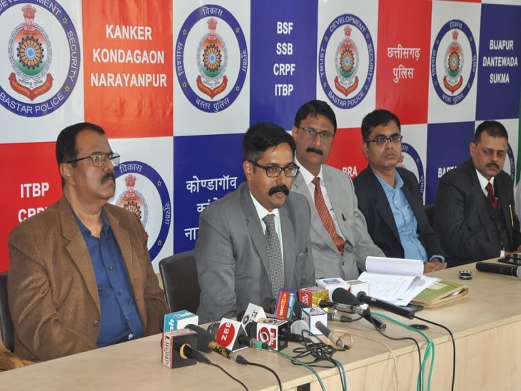 बस्तर आईजी का दावा बीते साले मारे 65 नक्सली, 475 हुए गिरफ्तार और 304 ने किया सरेंडर|रायपुर,Raipur - Dainik Bhaskar