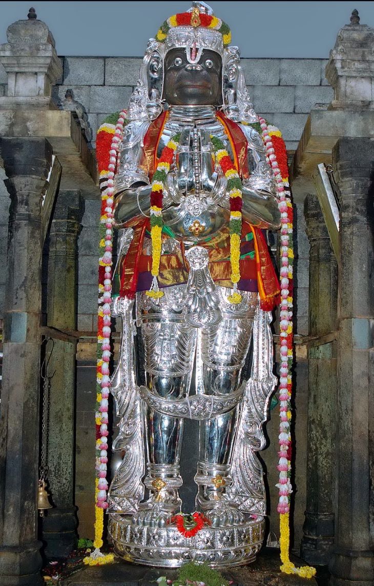 Namakkal Anjaneyar temple18 feet Hanuman statue in Tamil Nadu is more