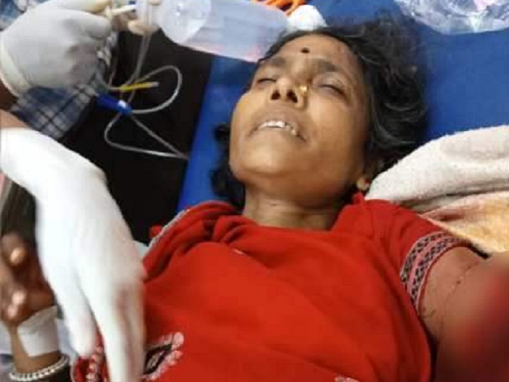 चरित्र पर संदेह के चलते अधेड़ ने धारदार हथियार से हमला कर पत्नी के काटे हाथ-पैर, फिर खुद पिया कीटनाशक|बिलासपुर,Bilaspur - Dainik Bhaskar