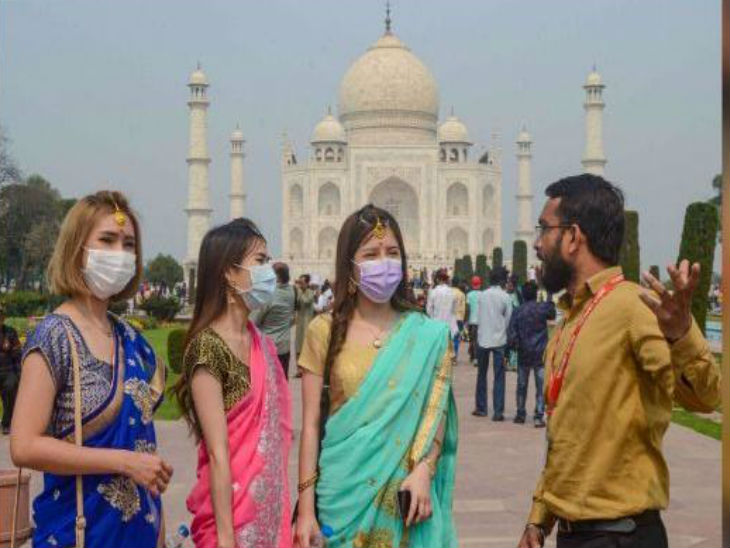 भीड़भाड़ रोकने के लिए ताजमहल समेत सभी स्मारक बंद करने का सुझाव, आगरा में छह लोग संक्रमित|आगरा,Agra - Dainik Bhaskar