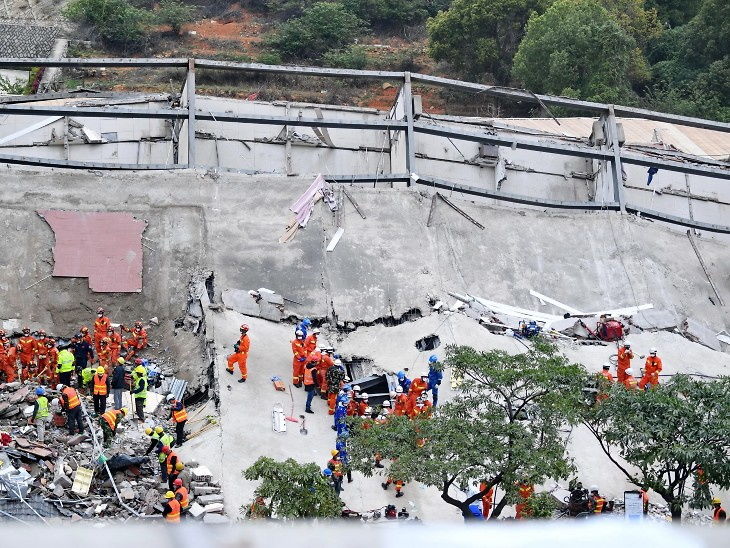 7 मंजिला होटल की इमारत ढही, 10 की मौत; यहां कोरोनावायरस के संदिग्ध मरीज रखे गए थे| - Dainik Bhaskar