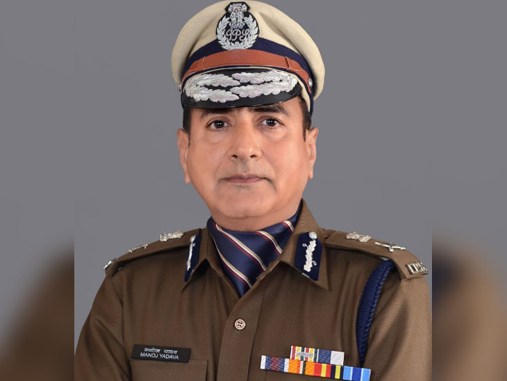 हरियाणा पुलिस महानिदेशक मनोज कुमार यादव। - Dainik Bhaskar