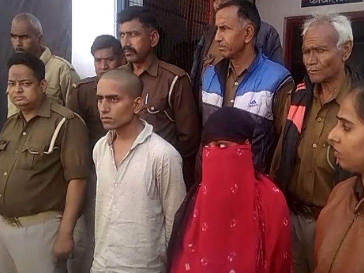 पुलिस का खुलासा- बेटे ने ही की थी मां की हत्या, प्रेमिका से शादी में बाधा डालने पर मार डाला|आगरा,Agra - Dainik Bhaskar
