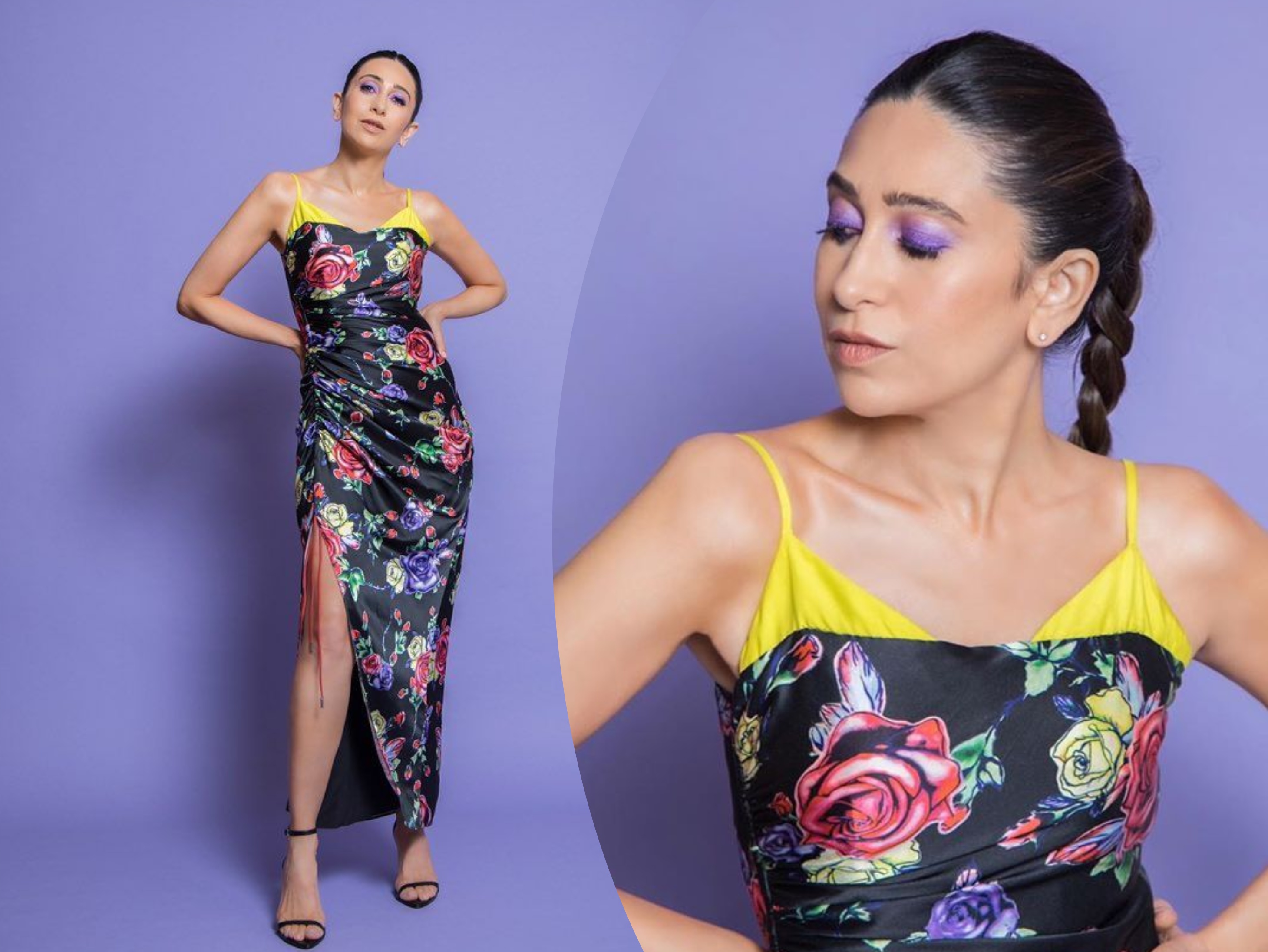 7 मार्च को ऑल्ट बालाजी की वेब सीरीज 'मेंटलहुड' की स्क्रीनिंग रखी गई थी। इस मौके पर करिश्मा ने ब्लैक फ्लोरल प्रिंट वाली स्लिट ड्रेस पहनी थी। ब्लैक हाई हील्स और बंधे बालों की चोटी में करिश्मा काफी स्टनिंग दिखीं। उन्होंने स्क्रीनिंग की कई तस्वीरें भी शेयर की हैं।