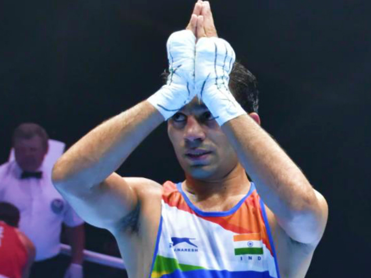 भारत के अमित पंघल ने टोक्यो ओलिंपिक के लिए क्वालिफाई कर लिया है। (फाइल) - Dainik Bhaskar