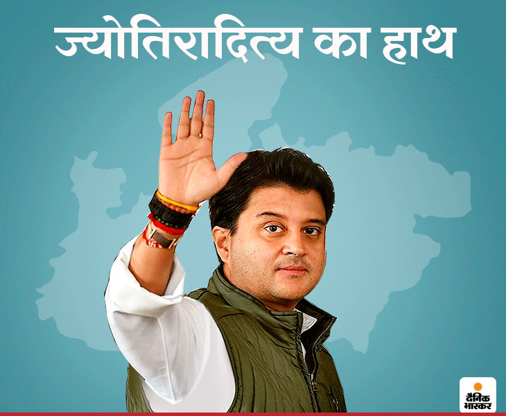 कांग्रेस छोड़ने के 27 घंटे बाद सिंधिया भाजपा में आए, कहा- मध्य प्रदेश में ट्रांसफर उद्योग जारी, 18 महीने में मेरे सारे सपने बिखर गए|भोपाल,Bhopal - Dainik Bhaskar