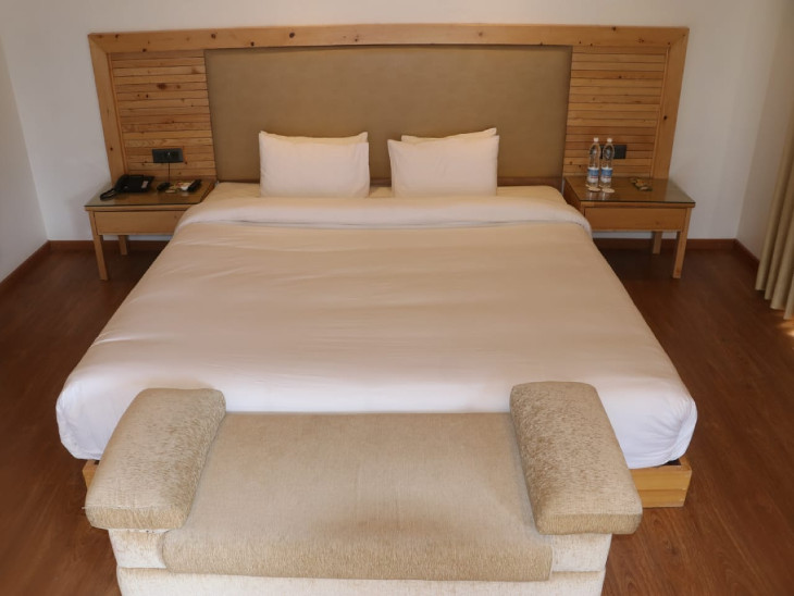 द ग्रेट खली के लिए तैयार किया गया यह विशेष बेड - Dainik Bhaskar