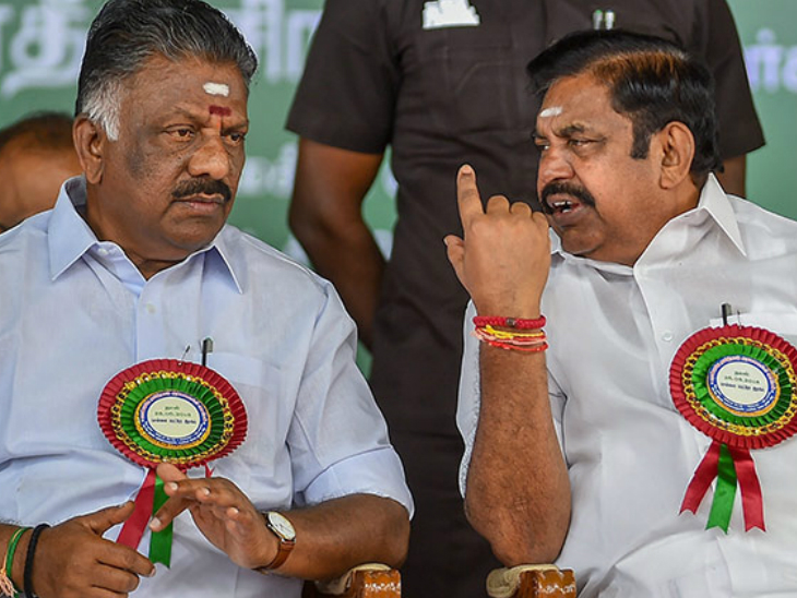 ओ पन्नीरसेल्वम और ई पलानीसामी।- फाइल फोटो