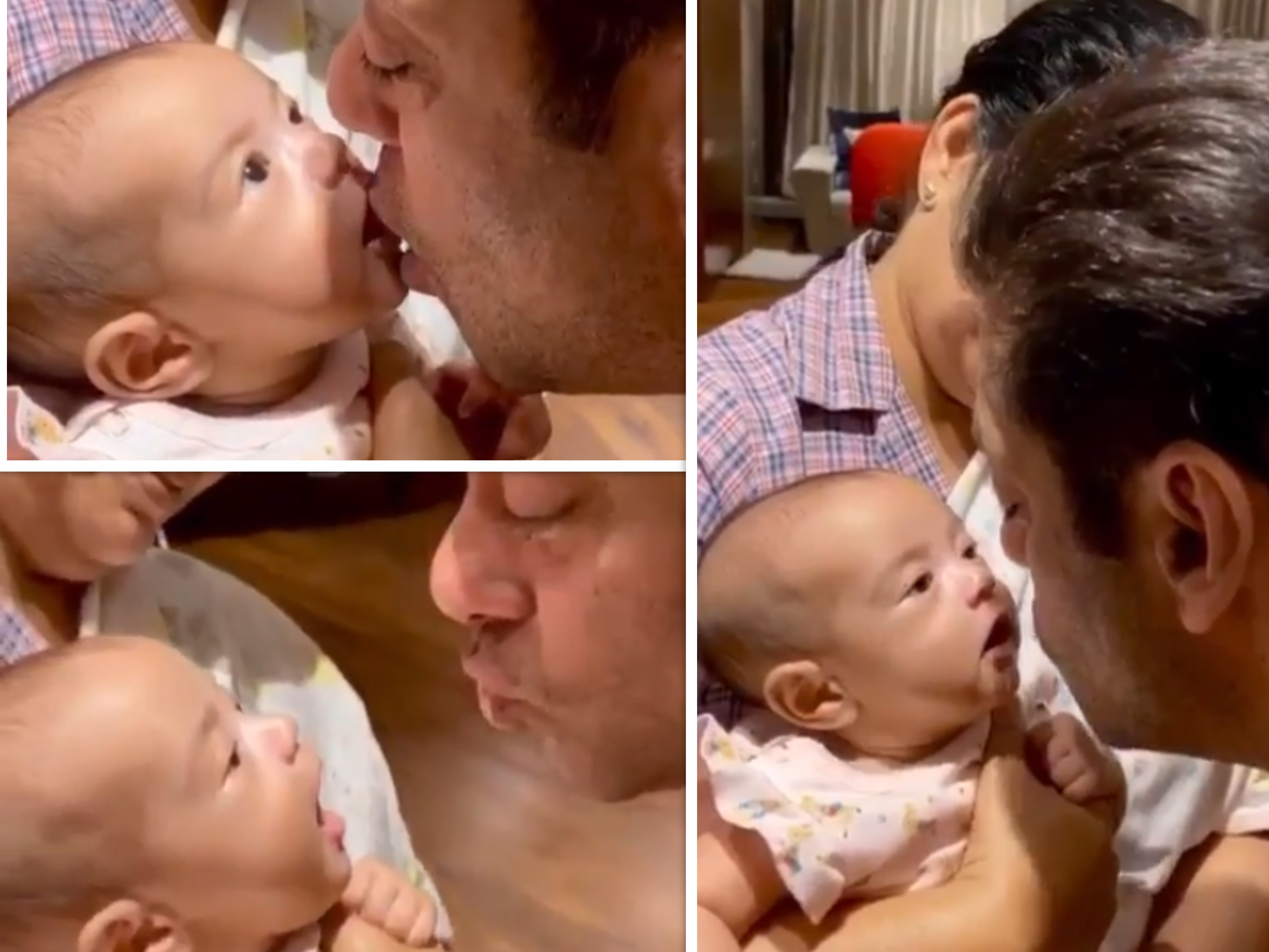 बेटी की क्यूट फोटो के साथ आयुष का होली विश|बॉलीवुड,Bollywood - Dainik Bhaskar