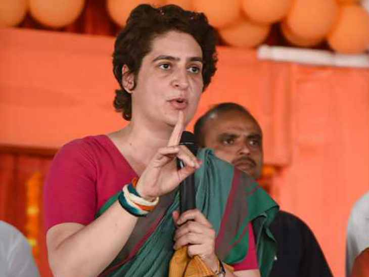 कांग्रेस महासचिव प्रियंका गांधी, फाइल फोटो। - Dainik Bhaskar