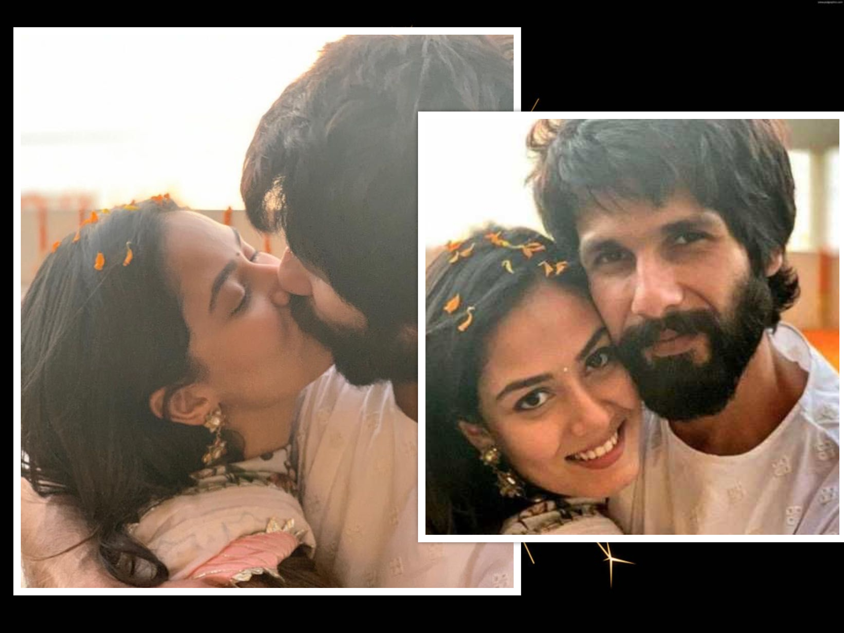 दोनों की दोस्ती होने के बाद पंकज कपूर ने मीरा के पिता के सामने दोनों की शादी का प्रस्ताव रखा था। मीरा राजपूर शाहिद से 12 साल छोटी हैं जिसके कारण उन्होंने पहली बार में शादी से इनकार कर दिया था। आखिरकार बहन के समझाने पर मीरा ने भी शादी के लिए हां कर दी। दोनों ने 14 जनवरी 2015 को गुपचुप सगाई की थी।