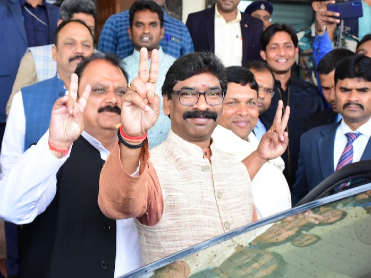 राज्यसभा चुनाव के लिए शिबू सोरेन ने दाखिल किया नामांकन, 10 महीने में 24 लाख रुपए संपत्ति की बढ़ोतरी|रांची,Ranchi - Dainik Bhaskar