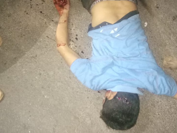 रायपुर के शद्दाणी दरबार के पास हुए हादसे में मृत युवक। - Dainik Bhaskar