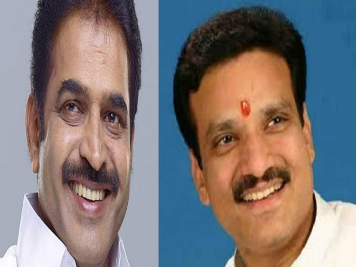 राजस्थान से कांग्रेस के राज्यसभा प्रत्याशी केसी वेणुगोपाल और नीरज डांगी - Dainik Bhaskar