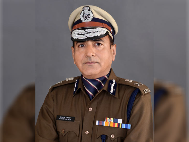 डीजीपी मनोज यादव। - Dainik Bhaskar