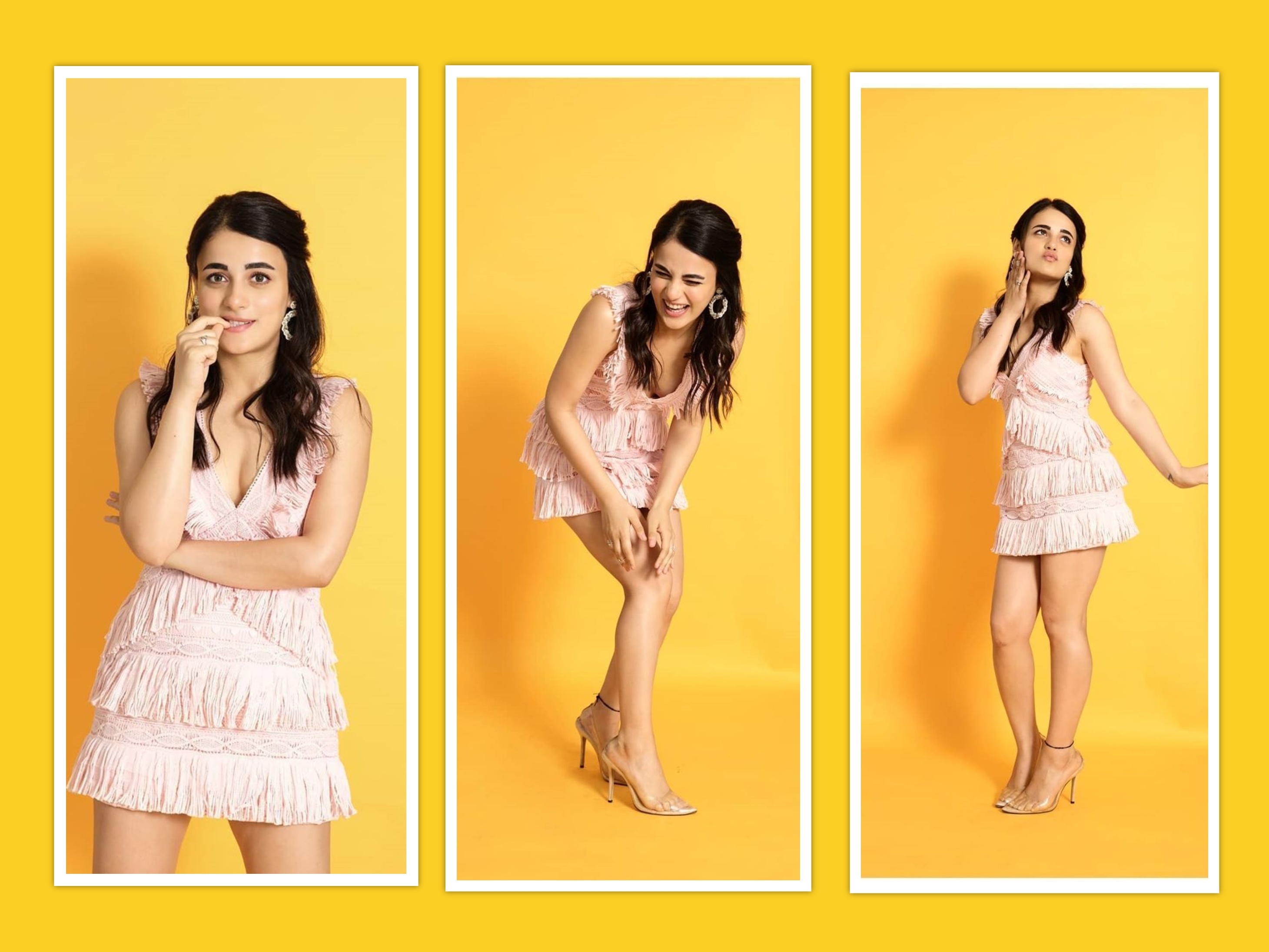 हाल ही में एक्ट्रेस ने अपने इंस्टाग्राम अकाउंट से अपनी तस्वीरें शेयर की थीं। अपने मस्तीभरे अंदाज के साथ राधिका ने लिखा, पर लगी आखों को देखा है कभी उड़ते हुए। तस्वीरों में राधिका बेबी पिंक कलर की थ्रेड वर्क वाली मिनी ड्रेस के साथ ट्रांसपैरेंट हील्स पहने काफी क्यूट दिख रही हैं।