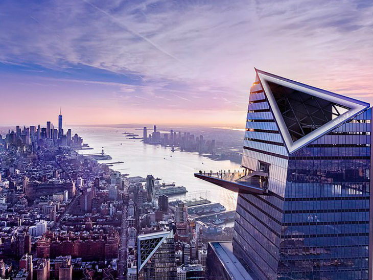 न्यूयॉर्क में 1100 फीट की ऊंचाई पर बना व्यूइंग प्लेटफॉर्म, 2600 रुपए में देख सकेंगे शहर का नजारा| - Dainik Bhaskar