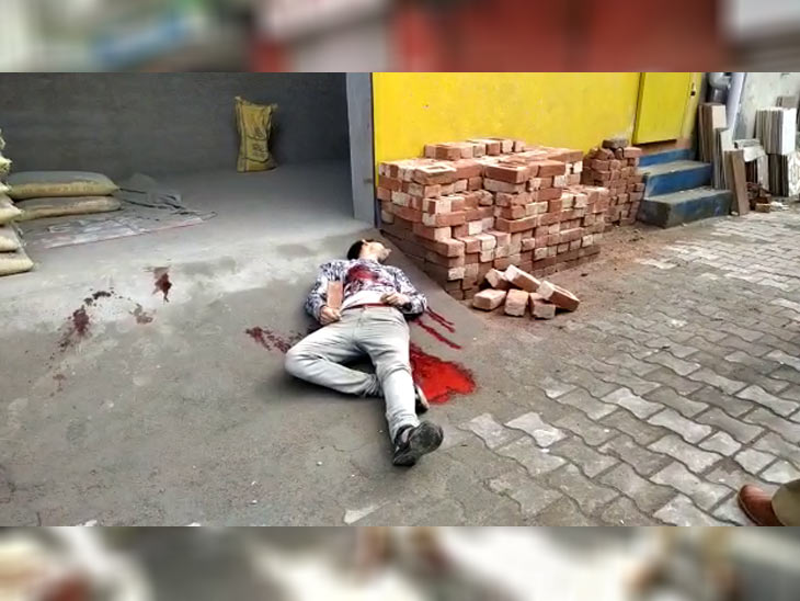 सरेआम बाजार हत्या, 3 आरोपियों ने पहले 3 गोलियां मारी, फिर ईंट से किया हमला, लड़की के अफेयर में हत्या का शक|अम्बाला,Ambala - Dainik Bhaskar