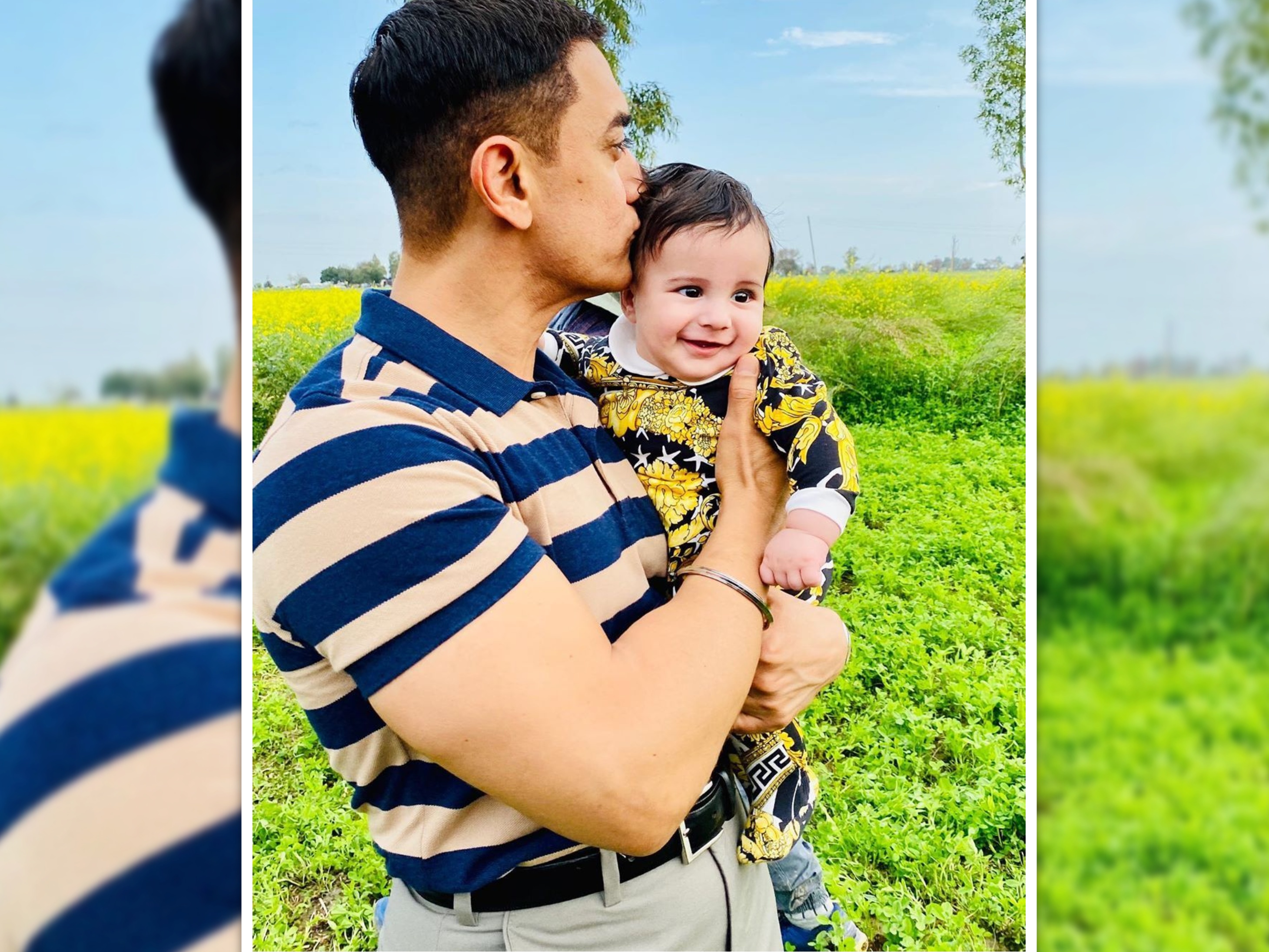 आमिर खान इन दिनों अपनी अपकमिंग फिल्म ‘लाल सिंह चड्ढा’ की शूटिंग कर रहे हैं। फिल्म की ज्यादातर शूटिंग पंजाब में ही हुई है जहां से पहले भी आमिर की कुछ तस्वीरें सामने आ चुकी हैं। बच्चे के साथ वाली आमिर की तस्वीर भी पंजाब की ही है जिसे गिप्पी ग्रेवाल ने अपने इंस्टाग्राम अकाउंट से शेयर किया है।