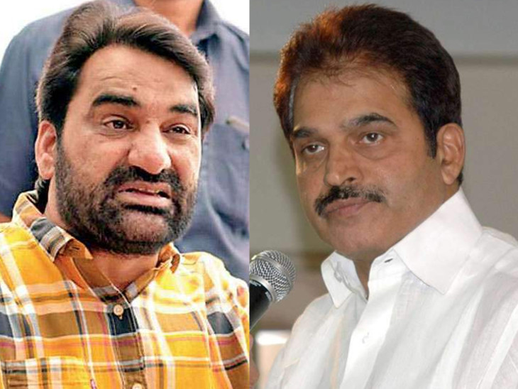 हनुमान बेनीवाल और केसी वेणुगोपाल (फाइल फोटो) - Dainik Bhaskar