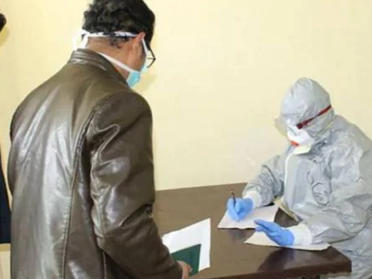 एसएमएस अस्पताल में बनाया गया है आइसोलेशन। - Dainik Bhaskar