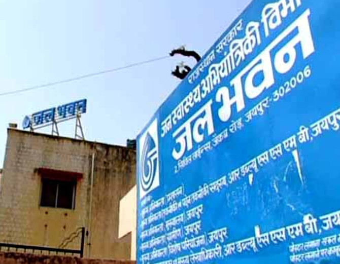 जलदाय विभाग द्वारा की गई तैयारी। - Dainik Bhaskar