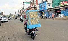 40 days after lockdown, market opened except for a few shops, people