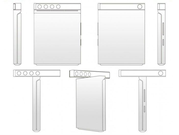 Patented image of Xiaomi's Clamshell foldable phone surfaced; It has a
