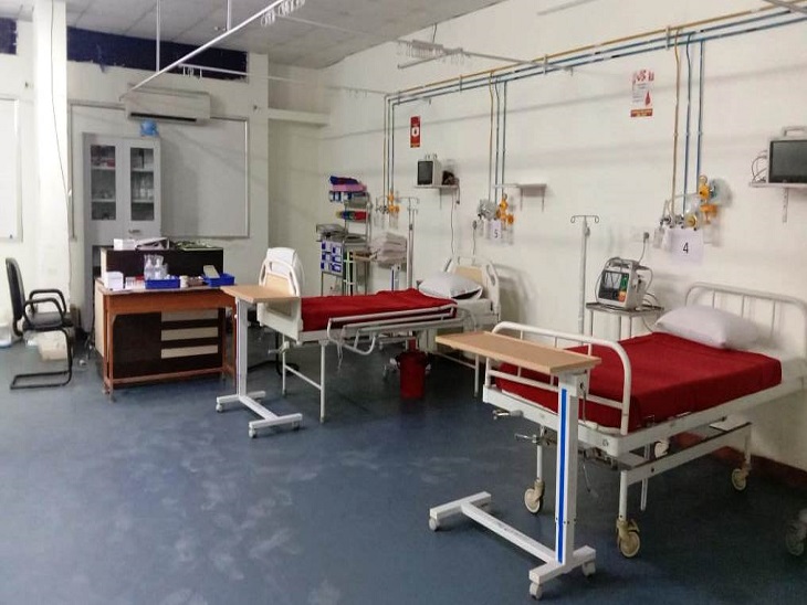 इस अस्पताल को संक्रमण के बढ़ते प्रकोप को देखते हुए तैयारी किया गया है।
