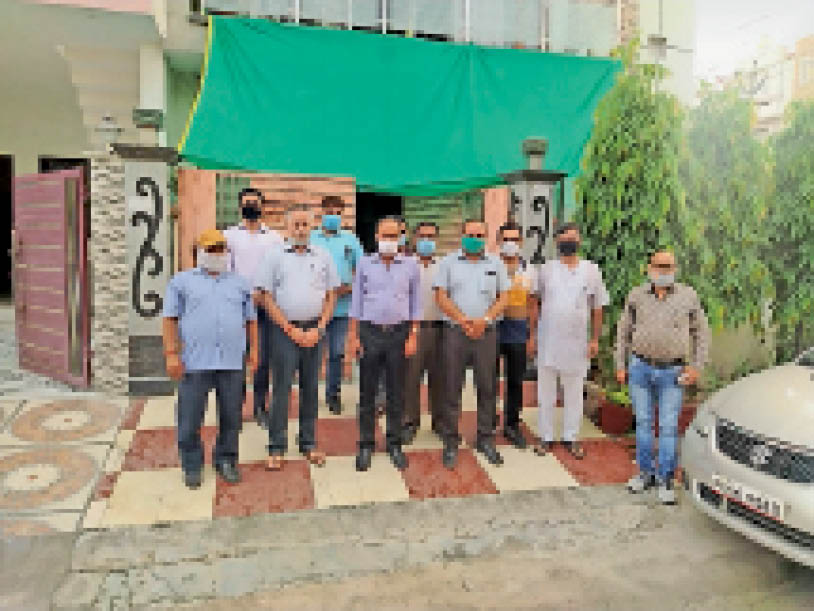 Surya Enclave Society said to MLA Berry the enhancement