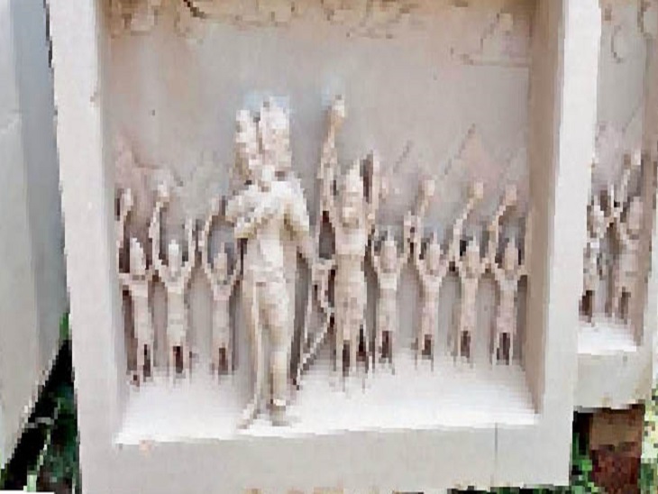 ठाणे इस्कॉन मंदिर के लिए बयाना के कारीगर गढ़ रहे श्रीराम के जीवन प्रसंग