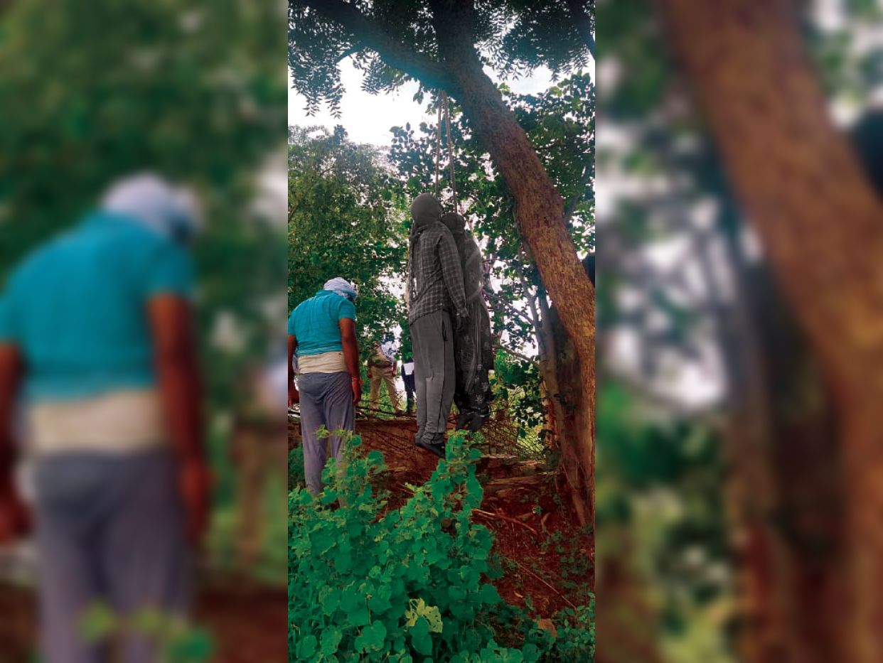 पति से दूसरी शादी करने की कह पत्नी ने मुंहबोले मामा के साथ फांसी लगाई