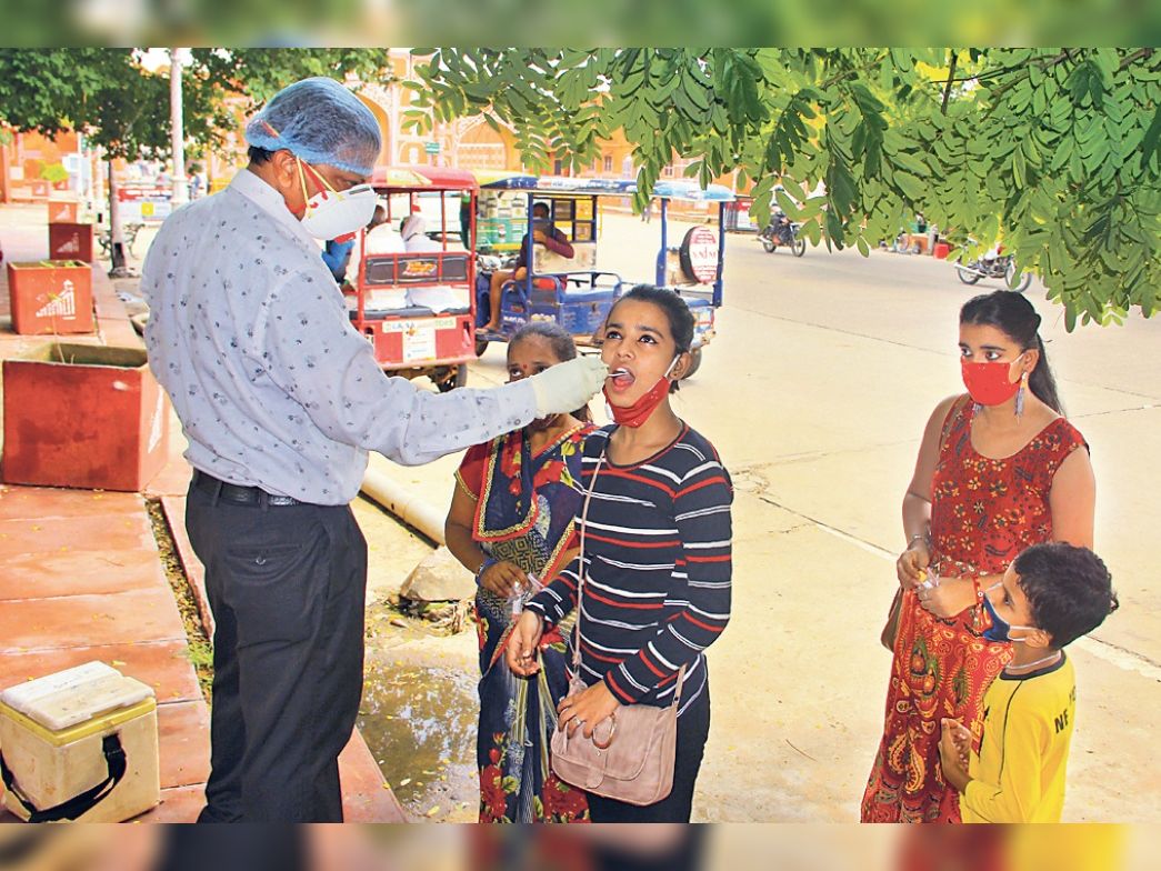 कोरोना महामारी में पांच महीने में नहीं खर्च किए 35 करोड़ रुपए, अब रैपिड एंटीजन टेस्ट से इनकार