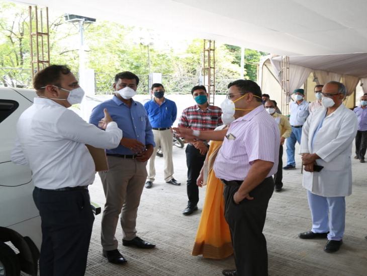 सीएम के दौरे को देखते हुए अधिकारियों ने सुपर स्पेशलिटी हॉस्पिटल का दौरा किया।