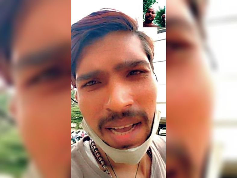 वीडियो कॉलिंग कर फिरौती मांगने वाला अपराधी।
