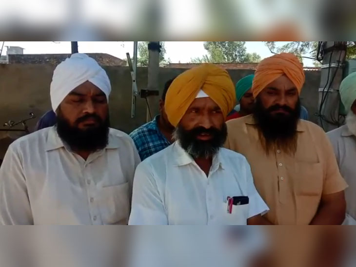 घटना के बारे में जानकारी देते मृतक बेअंत सिंह के पड़ोसी।
