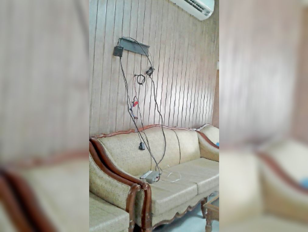 Sohan Room LED TV and Record Cherry from Principal's Room at Sohan Lal B.Ed College